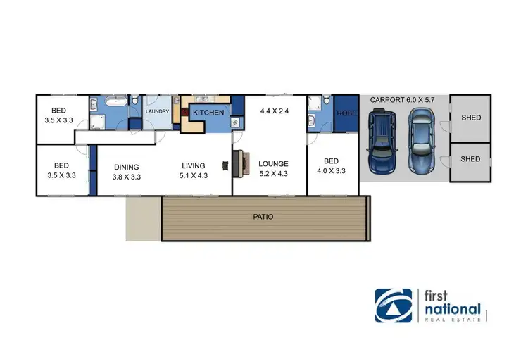 Floorplan of Homely house listing, 39 Smith Street, Briagolong VIC 3860