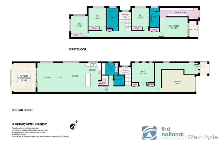 Floorplan of Homely house listing, 98 Spurway Street, Ermington NSW 2115