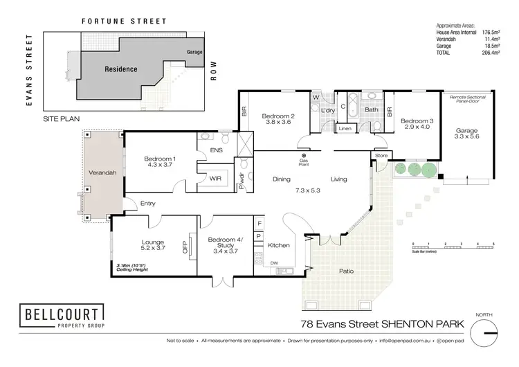 Floorplan of Homely house listing, 78 Evans Street, Shenton Park WA 6008