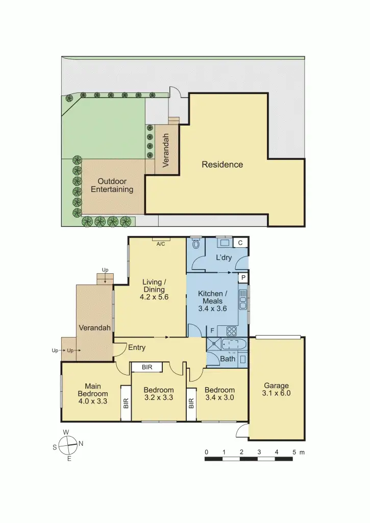 Floorplan of Homely unit listing, 1/18 Nicholls Street, Macleod VIC 3085