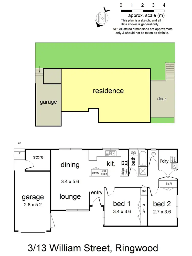 Floorplan of Homely unit listing, 3/13 William Street, Ringwood VIC 3134