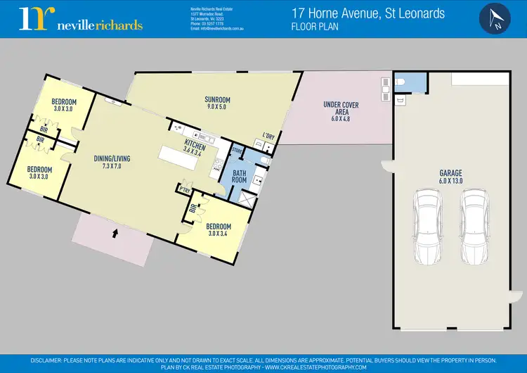Floorplan of Homely house listing, 17 Horne Avenue, St Leonards VIC 3223