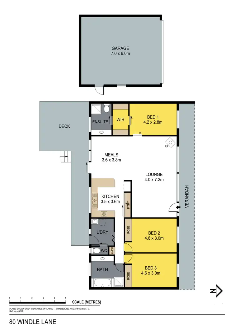 Floorplan of Homely house listing, 80 Windle Lane, Strathfieldsaye VIC 3551
