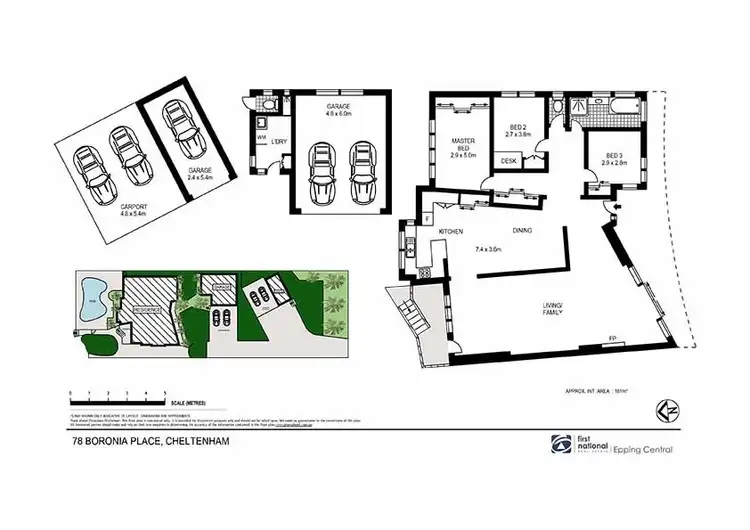 Floorplan of Homely house listing, 78 Boronia Place, Cheltenham NSW 2119