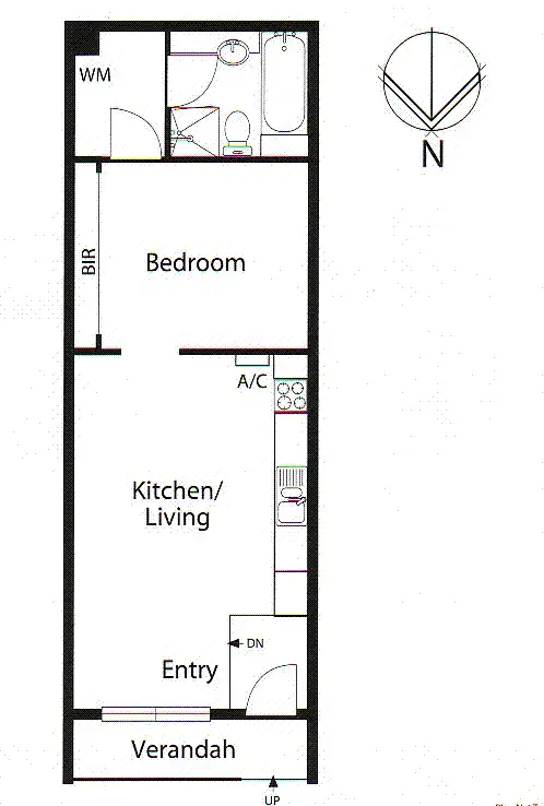 Floorplan of Homely apartment listing, 5A Naughton Place, Carlton VIC 3053