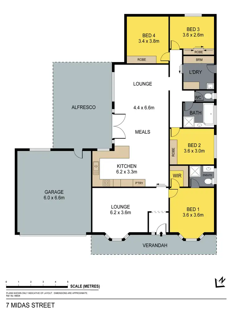 Floorplan of Homely house listing, 7 Midas Street, Strathfieldsaye VIC 3551