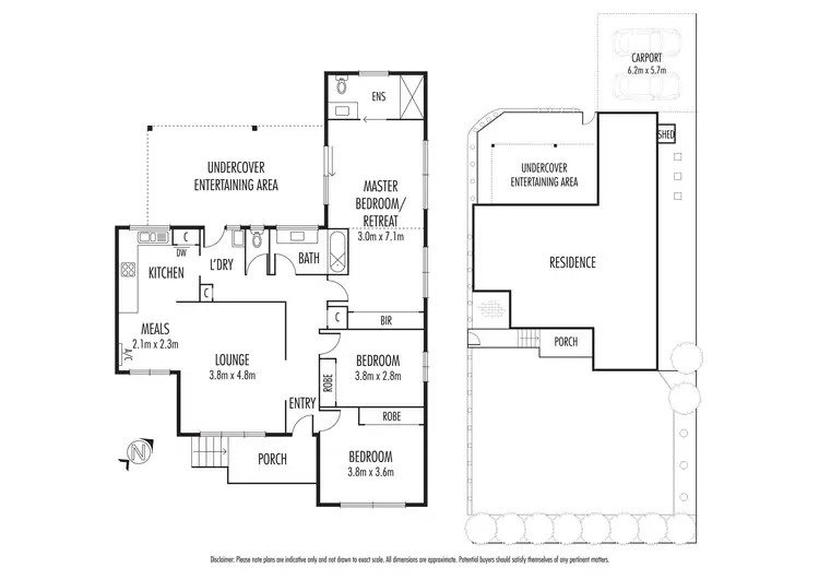 Floorplan of Homely house listing, 1/8 Croydondale Drive, Mooroolbark VIC 3138
