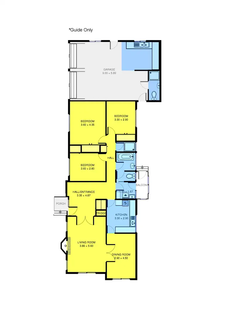 Floorplan of Homely house listing, 17 Old St Leonards Road, St Leonards VIC 3223