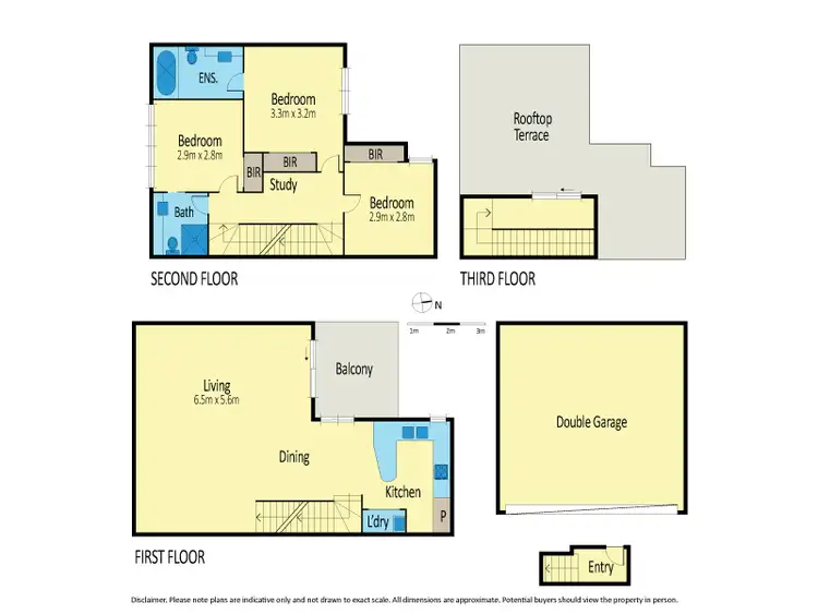 Floorplan of Homely townhouse listing, 10/115 Stanley Street, West Melbourne VIC 3003