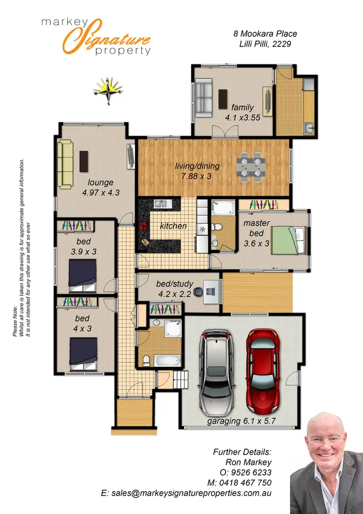Floorplan of Homely house listing, 8 Mookara Place, Port Hacking NSW 2229