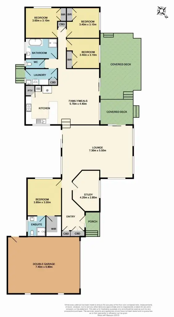 Floorplan of Homely house listing, 17 Telford Drive, Berwick VIC 3806