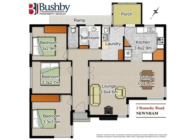 Floorplan of Homely house listing, 3 Ronneby Road, Newnham TAS 7248