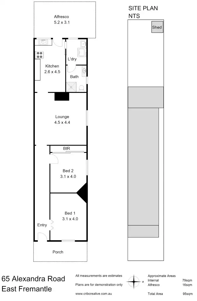 Floorplan of Homely house listing, 65 Alexandra Road, East Fremantle WA 6158