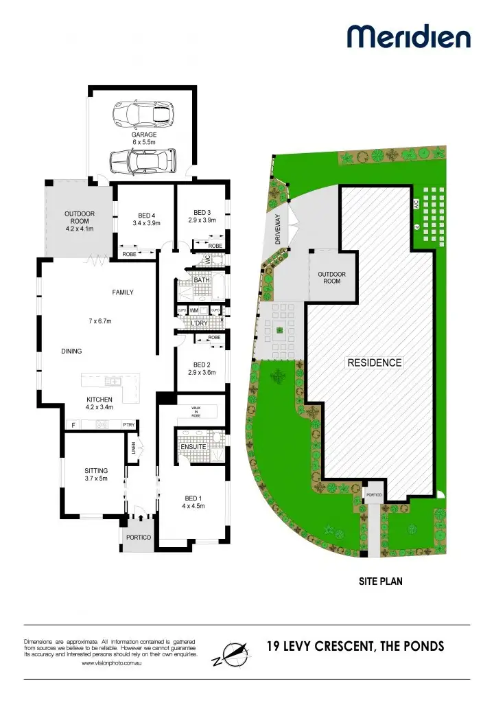 Floorplan of Homely house listing, 19 Levy Crescent, The Ponds NSW 2769
