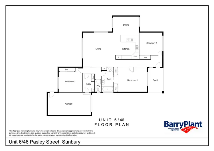 Floorplan of Homely unit listing, 6/46-48 Pasley Street, Sunbury VIC 3429