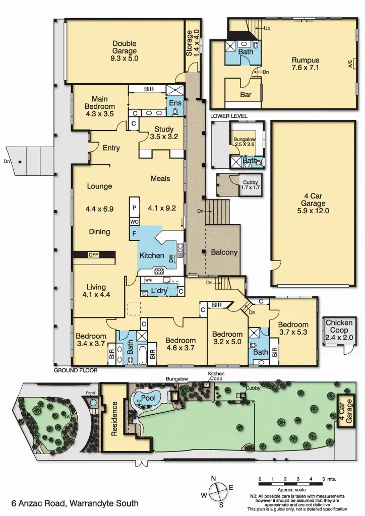 Floorplan of Homely house listing, 6 Anzac Road, Warrandyte South VIC 3134