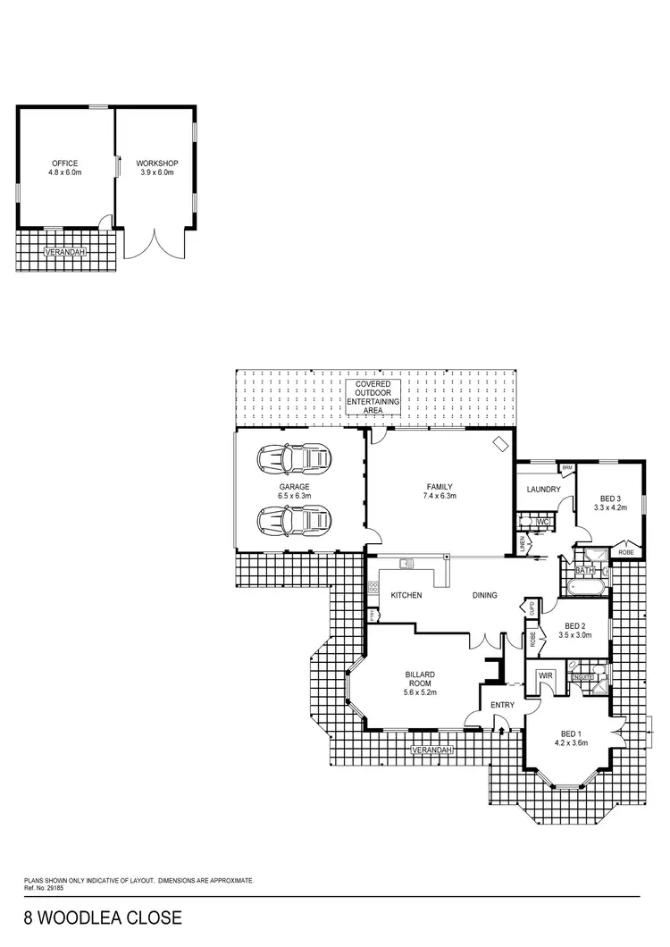 Floorplan of Homely house listing, 8 Woodlea Close, Strathfieldsaye VIC 3551
