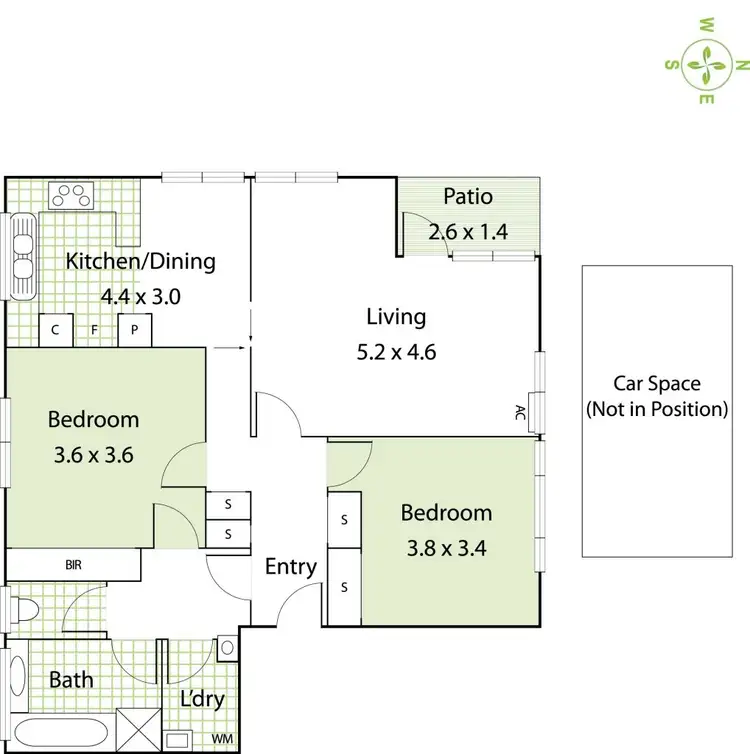 Floorplan of Homely apartment listing, 1/11 Lansdowne Road, St Kilda East VIC 3183