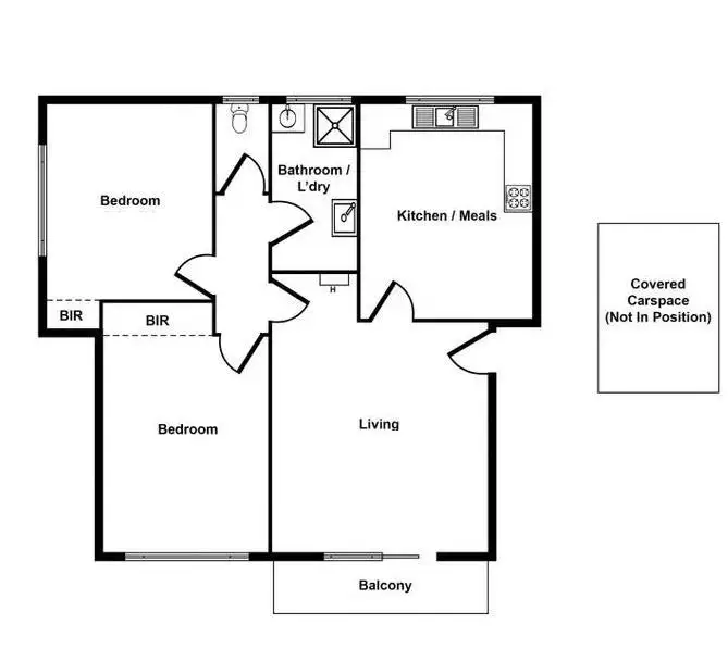 Floorplan of Homely unit listing, 14/3-5 Robin Street, Altona VIC 3018