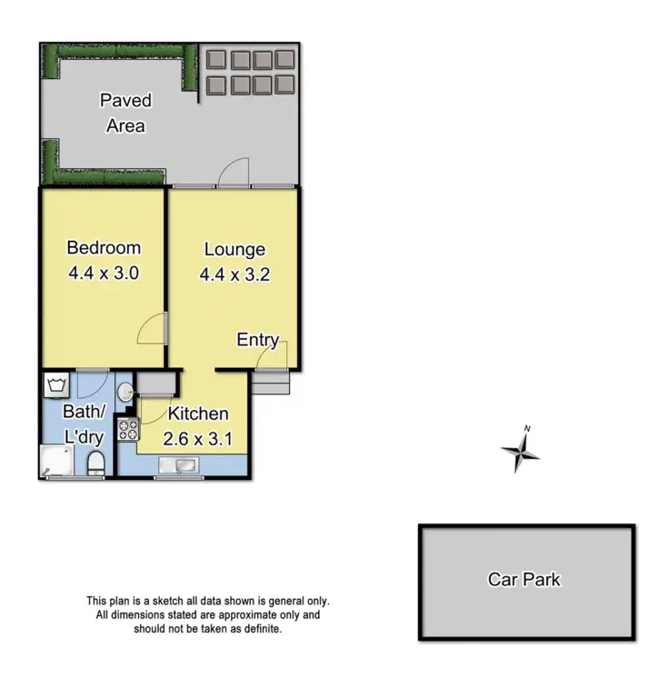 Floorplan of Homely unit listing, 3/1A Greenwood Avenue, Ringwood VIC 3134