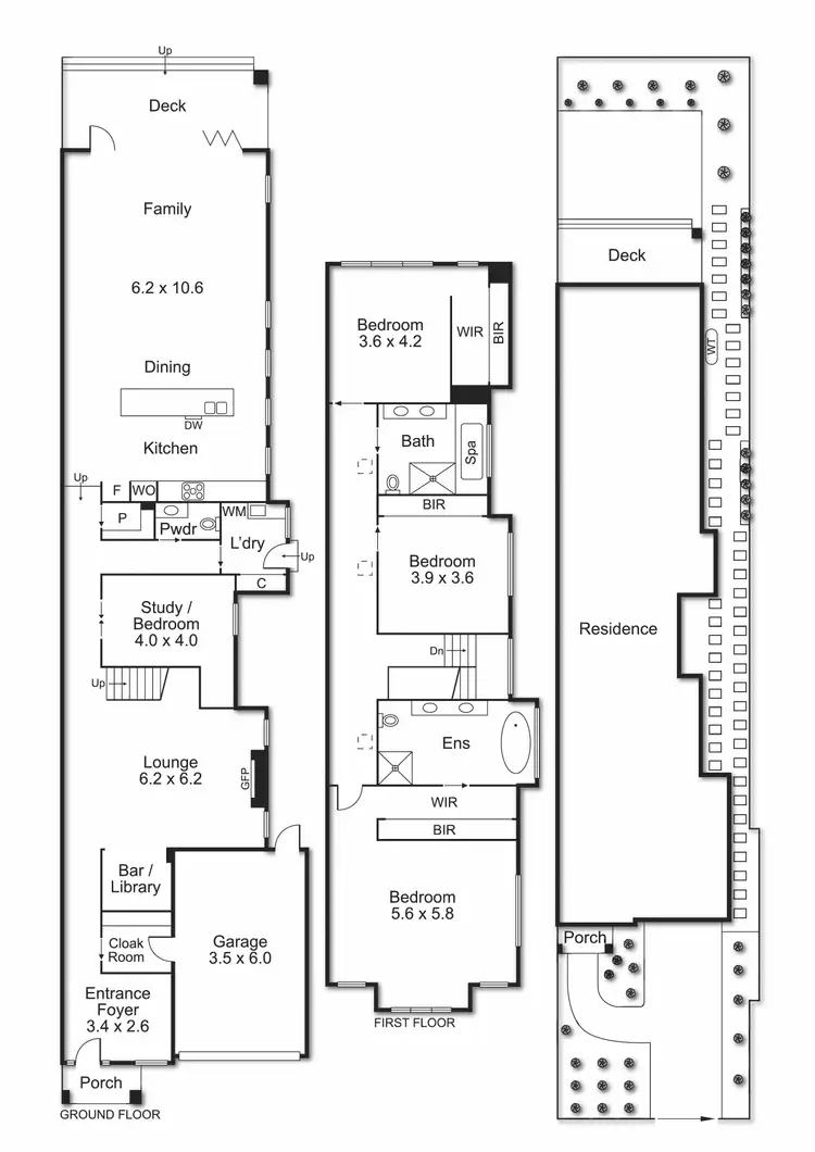 Floorplan of Homely house listing, 13 Mervin Street, Bentleigh East VIC 3165