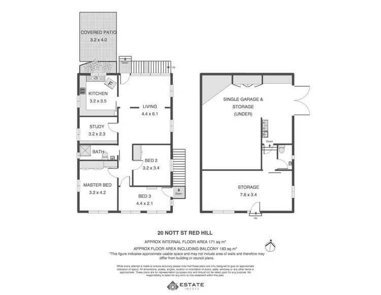 Floorplan of Homely house listing, 20 Nott Street, Red Hill QLD 4059