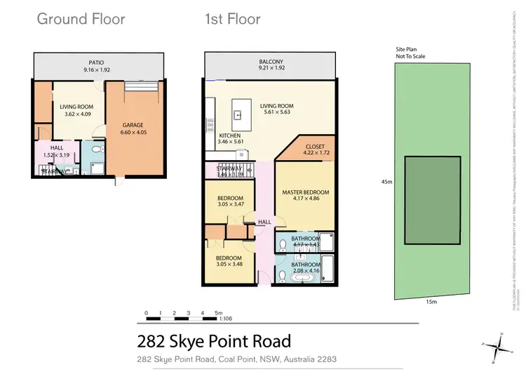 Floorplan of Homely house listing, 282 Skye Point Road, Coal Point NSW 2283