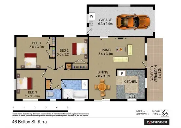 Floorplan of Homely house listing, 46 Bolton Street, Kirra QLD 4225