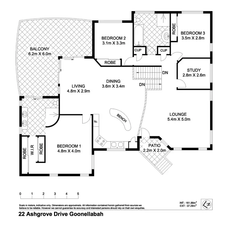Floorplan of Homely house listing, 22 Ashgrove Drive (off Trinity Dr), Goonellabah NSW 2480