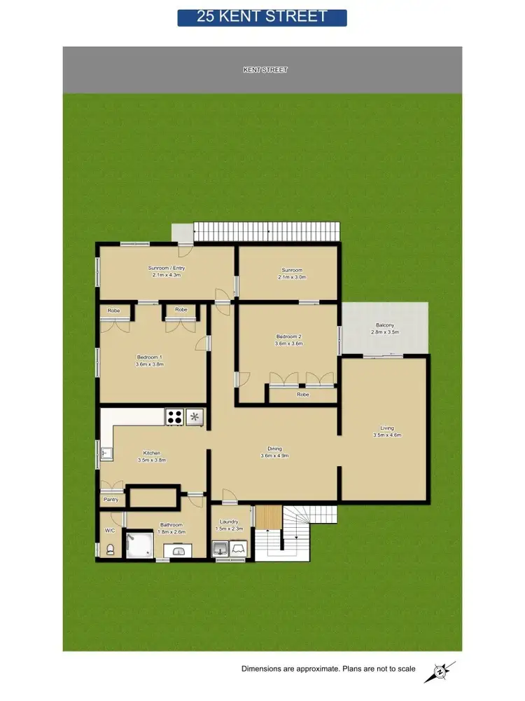 Floorplan of Homely house listing, 25 Kent Street, Grafton NSW 2460
