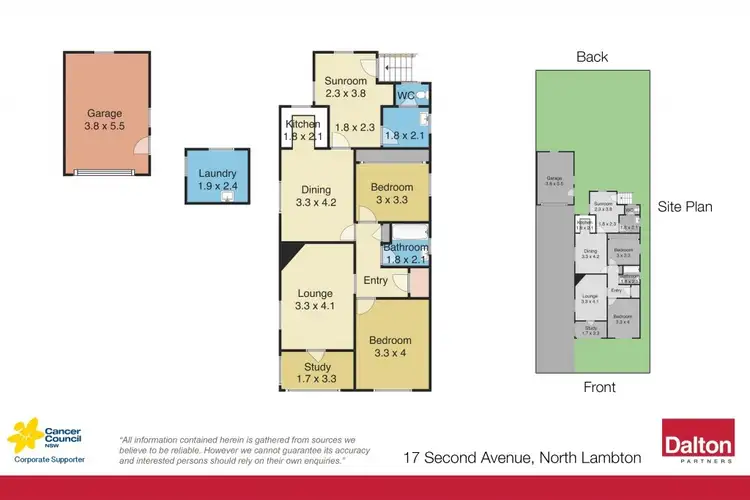 Floorplan of Homely house listing, 17 Second Avenue, North Lambton NSW 2299