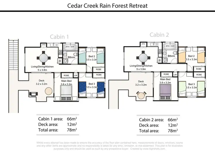 Floorplan of Homely house listing, 974 Cedar Creek Road, Cedar Creek QLD 4520