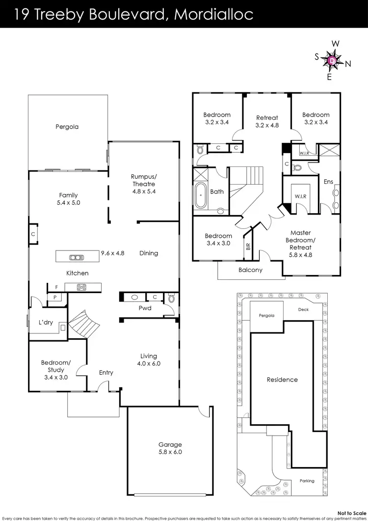 Floorplan of Homely house listing, 19 Treeby Boulevard, Mordialloc VIC 3195