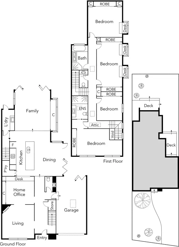 Floorplan of Homely house listing, 45 Beacon Road, Port Melbourne VIC 3207