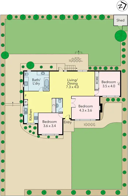Floorplan of Homely house listing, 8 Florence Street, Glen Iris VIC 3146