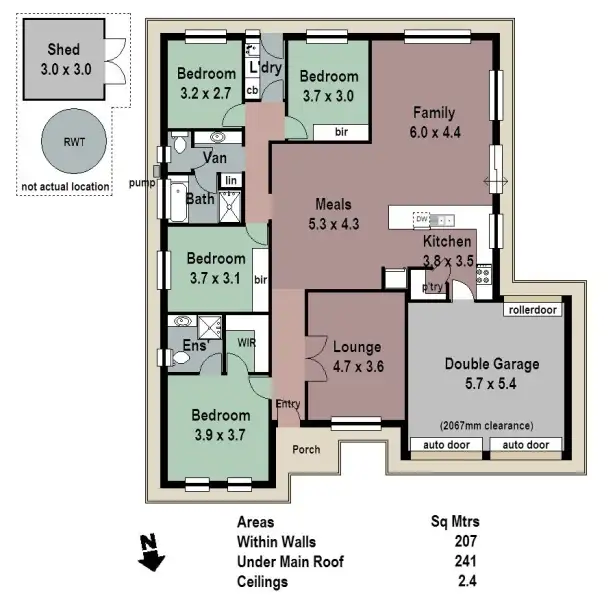 Floorplan of Homely house listing, 17 Hurling Drive, Mount Barker SA 5251