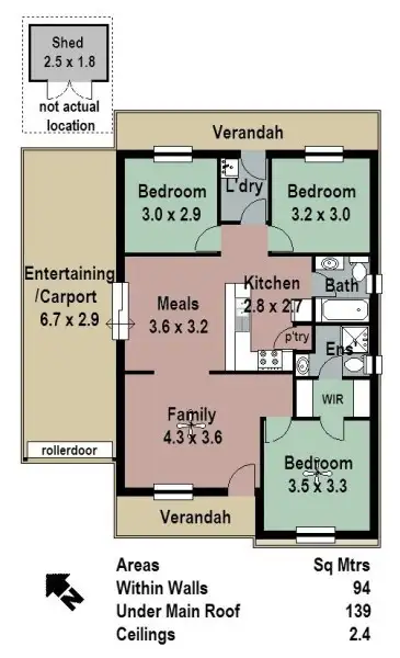 Floorplan of Homely house listing, 6 McDonald Close, Mount Barker SA 5251