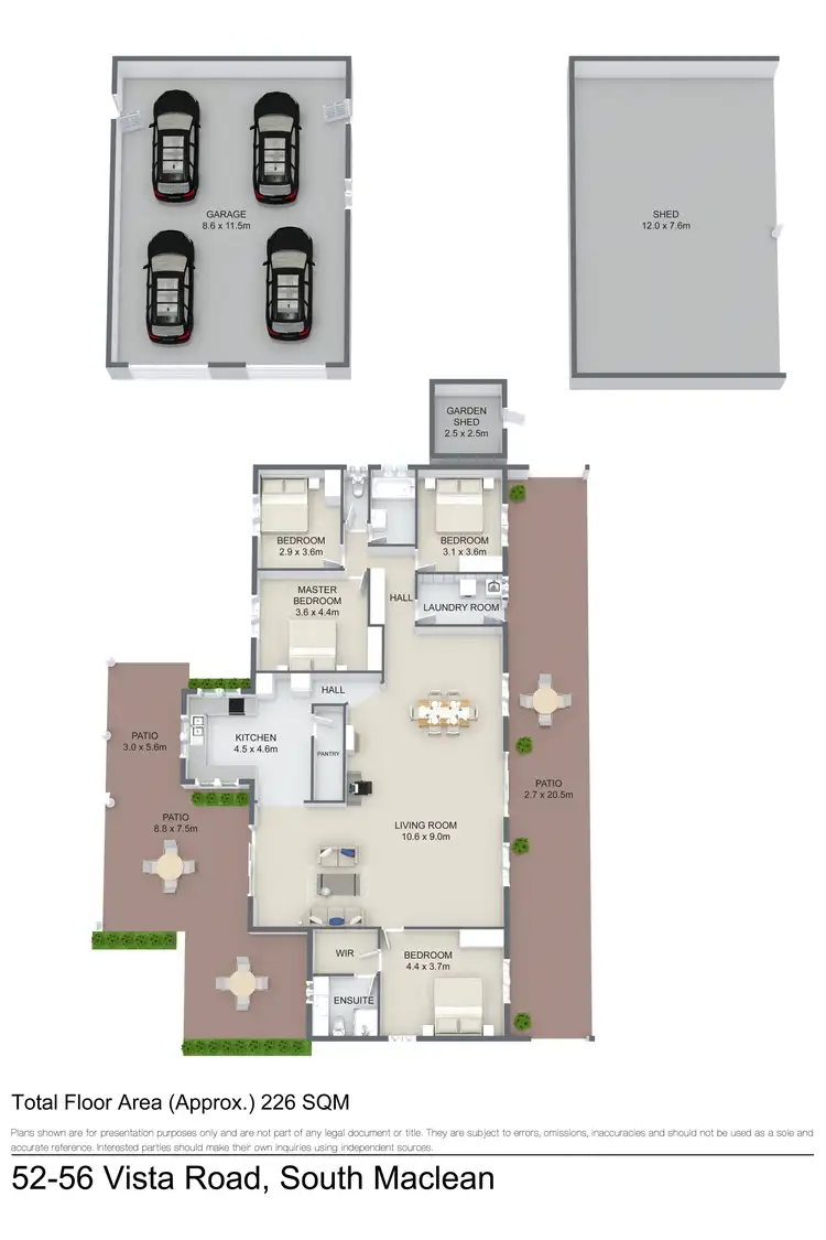 Floorplan of Homely house listing, 52-56 Vista Road, South Maclean QLD 4280