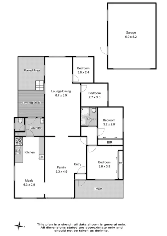 Floorplan of Homely house listing, 5 Trevor Court, Warranwood VIC 3134