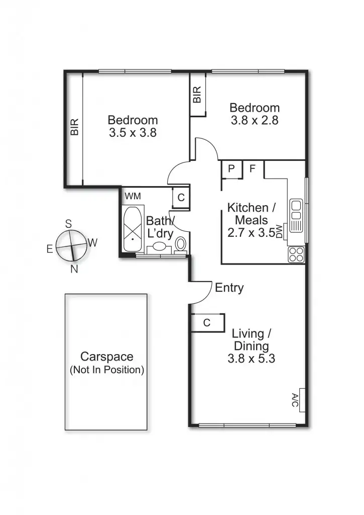 Floorplan of Homely apartment listing, 12/1456 Malvern Road, Glen Iris VIC 3146