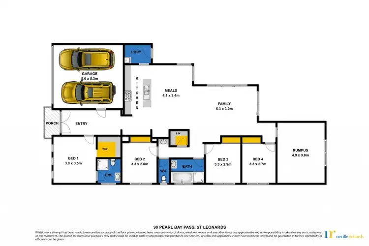 Floorplan of Homely house listing, 90 Pearl Bay Passage, St Leonards VIC 3223
