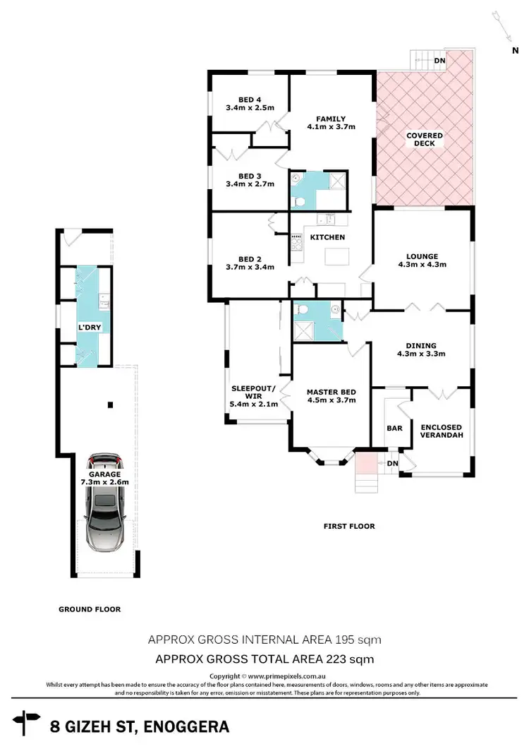 Floorplan of Homely house listing, 8 Gizeh Street, Enoggera QLD 4051