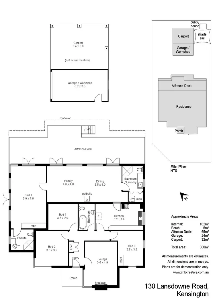 Floorplan of Homely house listing, 130 Lansdowne Road, Kensington WA 6151
