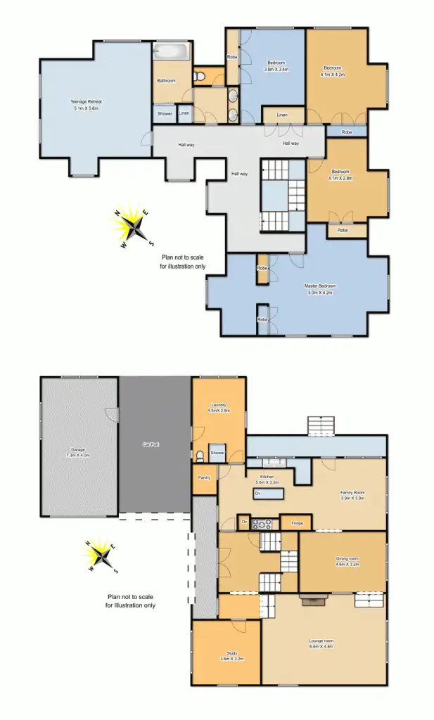 Floorplan of Homely house listing, 92A Yala Road, Bangor NSW 2234