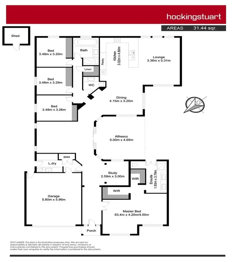 Floorplan of Homely house listing, 62 Moondarra Drive, Berwick VIC 3806
