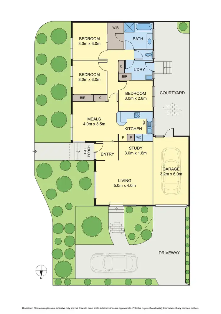 Floorplan of Homely unit listing, 1/1250 North Road, Oakleigh South VIC 3167