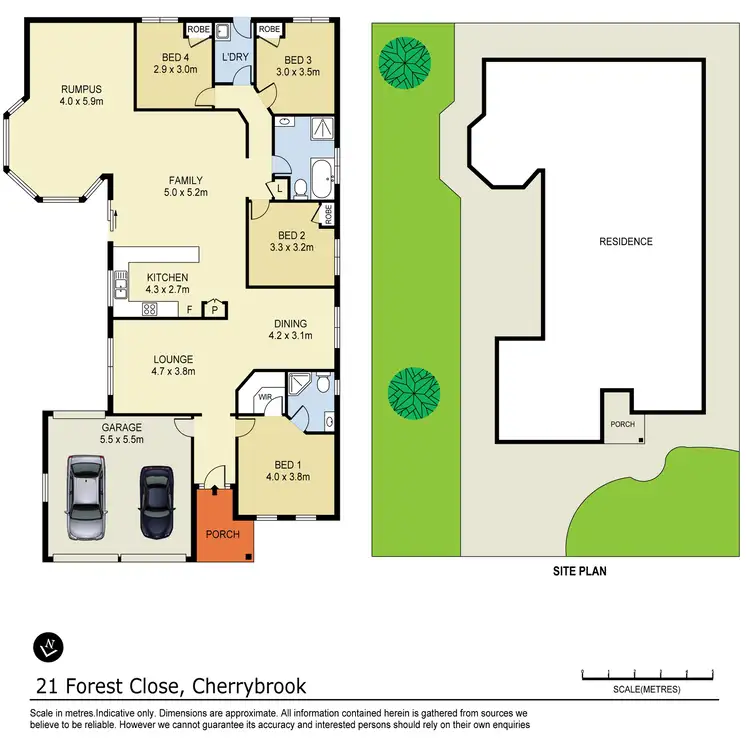 Floorplan of Homely house listing, 21 Forest Close, Cherrybrook NSW 2126