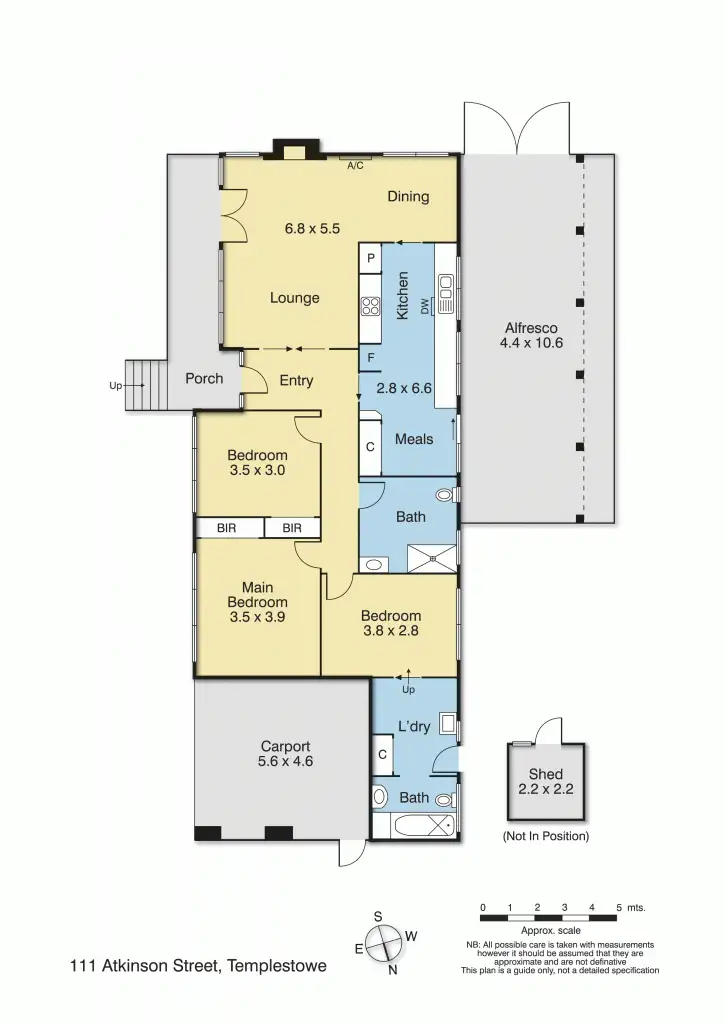 Floorplan of Homely house listing, 111 Atkinson Street, Templestowe VIC 3106