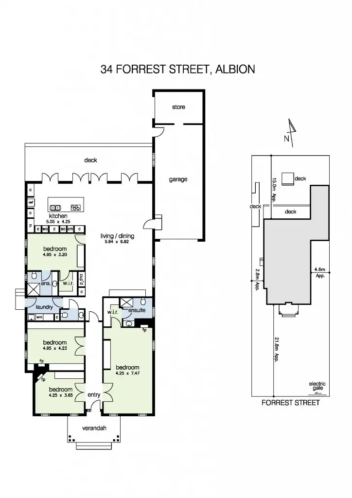 Floorplan of Homely house listing, 34 Forrest Street, Albion VIC 3020