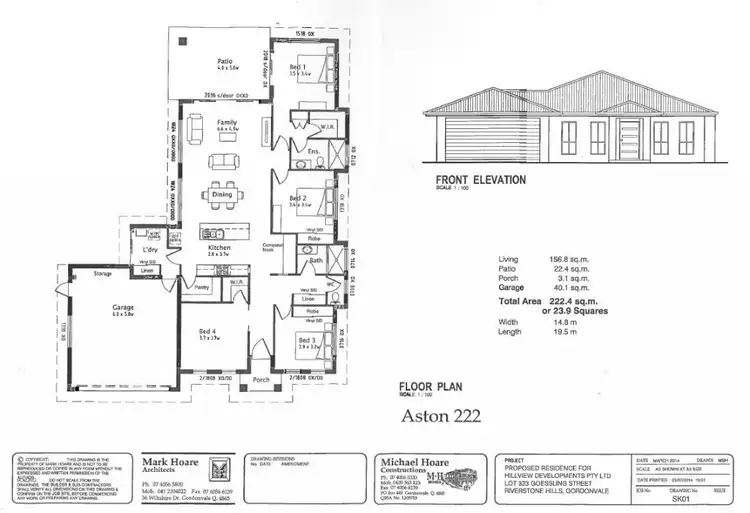 Floorplan of Homely house listing, LOT 323, 5 Goessling Street, Gordonvale QLD 4865